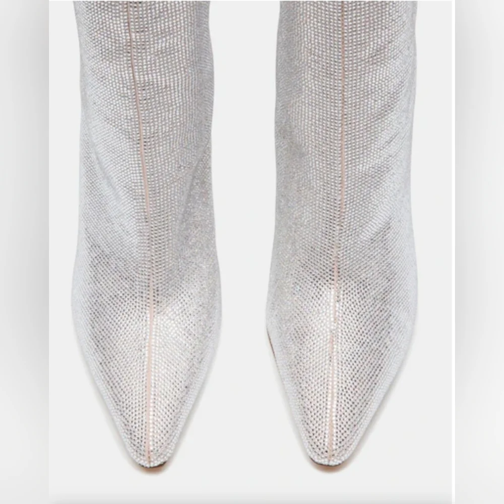 Sexy Glam Steve Madden Rhinestone Boots - Picture 6 of 8